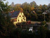 Výhled z okna - hospoda U Tošováka (30.9.2017)
