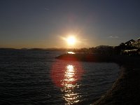 A po dni piva, plavání a slunění zas slunce zapadá (3.7.2017)
